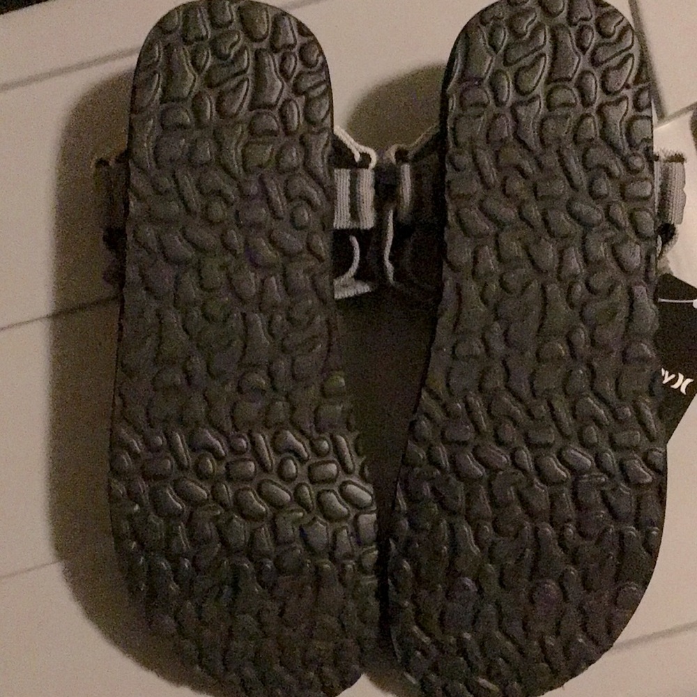 Hurley Water Sandals Men's Size 10 Navy/Gray Adjustable Straps NEW - Picture 4 of 4